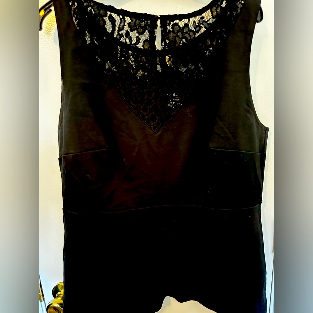 Lane Bryant fitted lace holiday top size 14 16